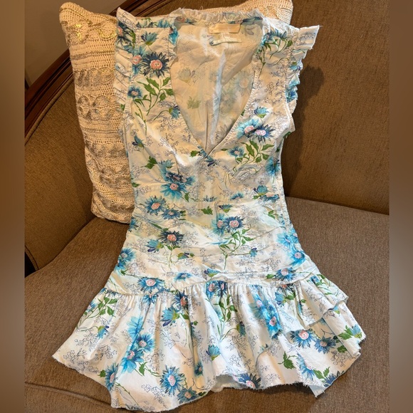 Loveshackfancy blue floral dress - Picture 7 of 11